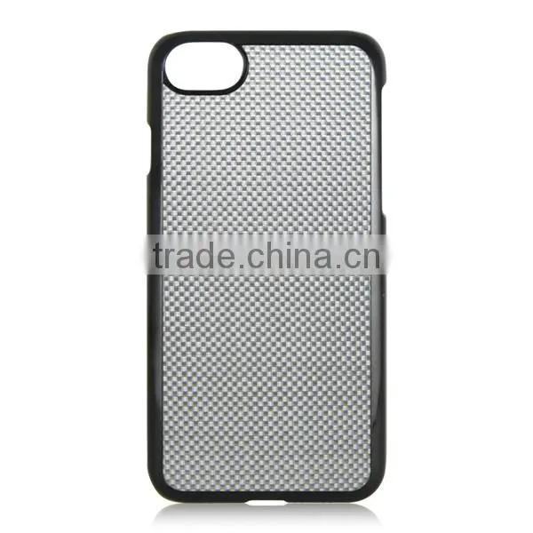 2017 New Hot Selling 4 Colors Available Carbon Fiber Plate Pattern PC Case for iPhone 7
