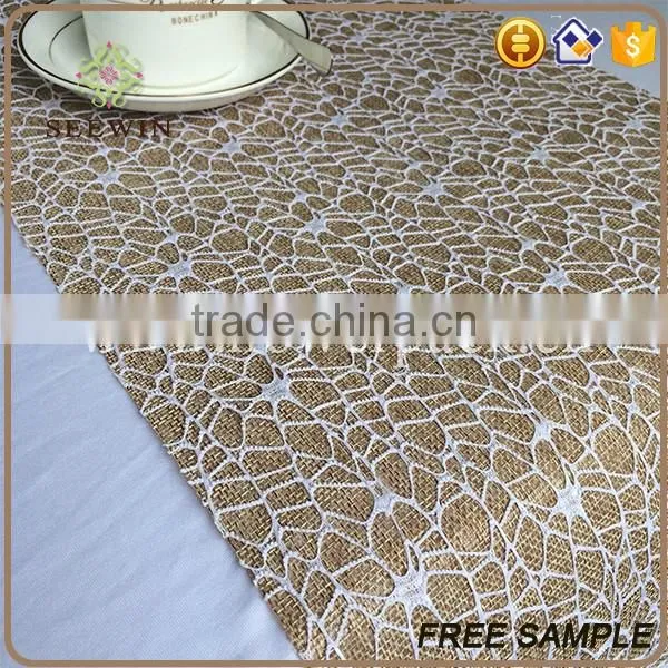 dinner party table runner jute material wholesale