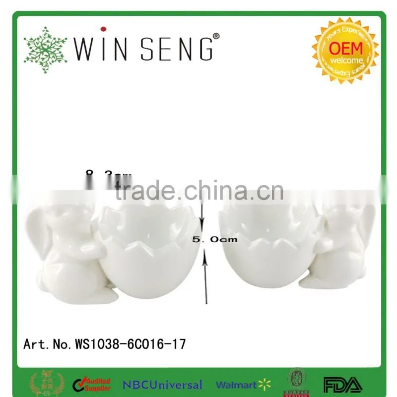 2016 New design popular easter decoration Ceramic ashtray