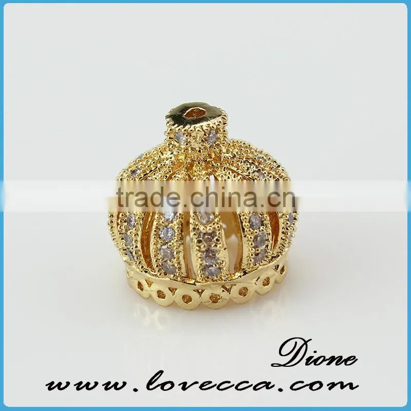 Fashion design sterling silver color pendant in pipe shape with cooper micropave setting pendant