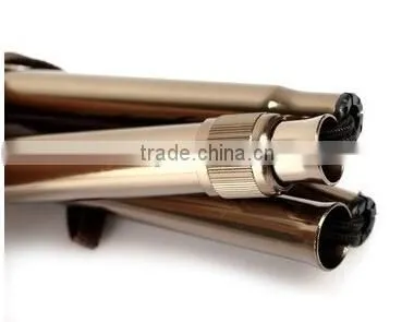2016 new gold folding cane with portable package bag, telesopic walking stick, SZ17027F