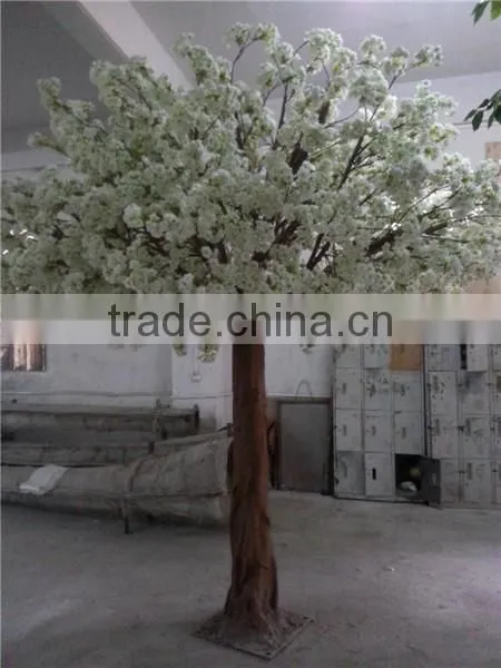 artificial cherry blossom trees made by silk for interior decoration in factory price