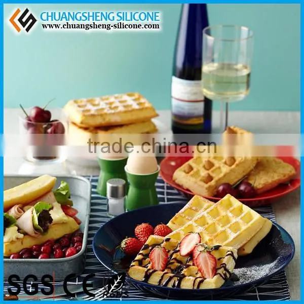 High temperture bared silicone cake mold