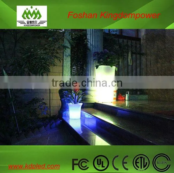 Colorful flash decoration led flowerpot light