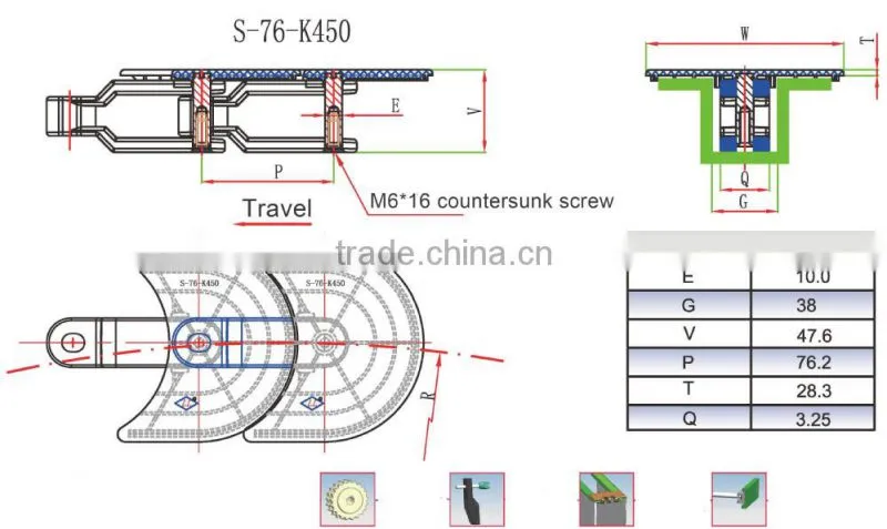 Easy clean stainless steel sushi conveyor belt system