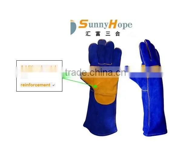 High temperature resistance welding leather glove