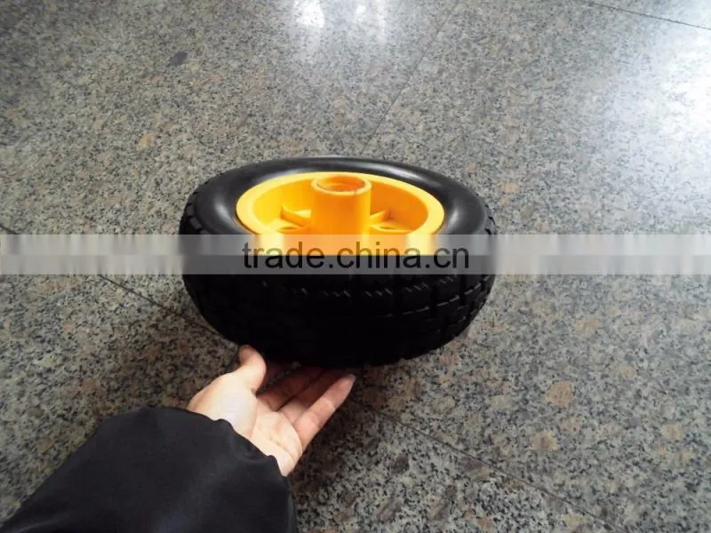 solid rubber wheel Tyre and plastic rim 3.50-8