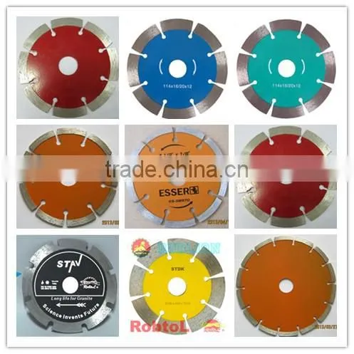 4" Segmented Diamond Saw Blade Angle Grinder Circular Cutting Disc Disk Wheel Universal Stone Brick Block Concrete
