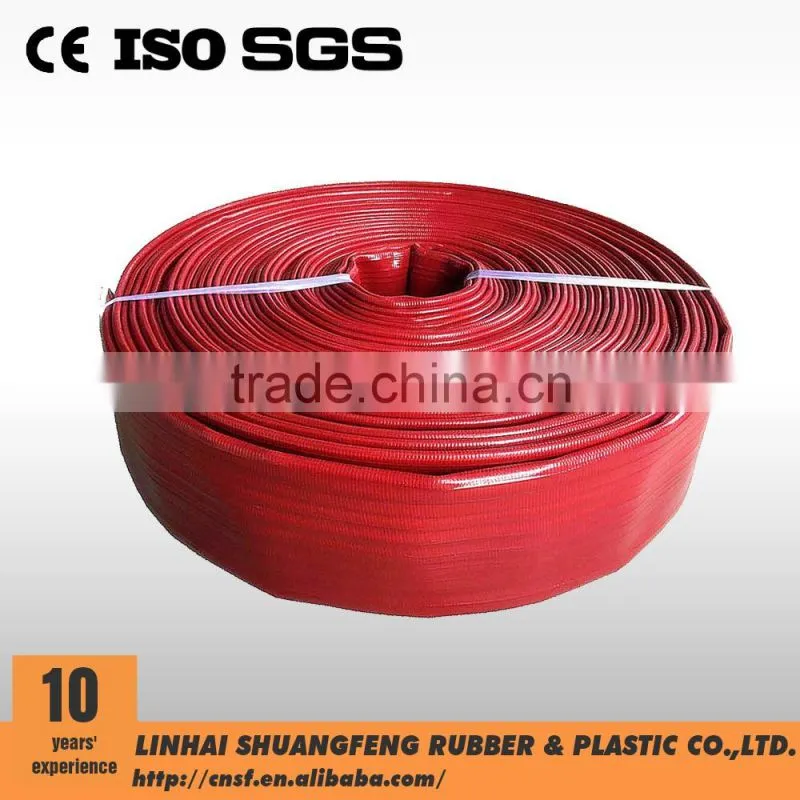 China supplier pvc flexible water hose high pressure discharge hose