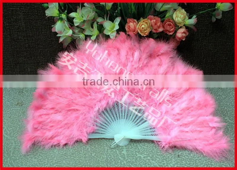 Performance accessory feather dance fan