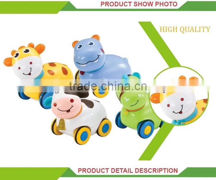Best sale cartoon friction mechanical plastic forest animals toys