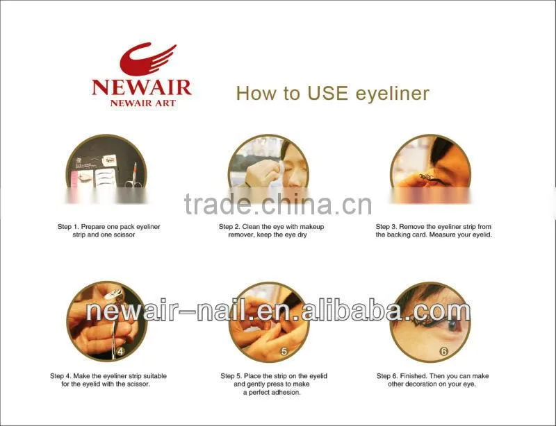 4 Pairs of Eyeliner Sticker
