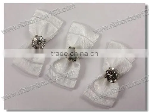 Kids shoes ribbon bow embrodery with crystal diamond