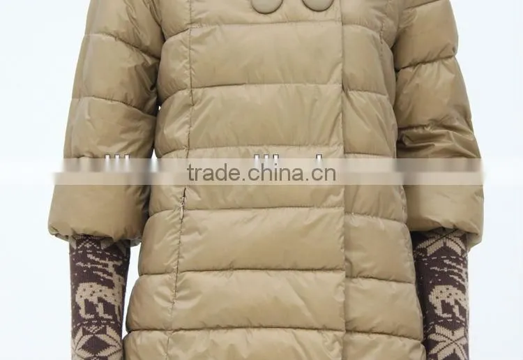 ALIKE women thin down feather jacket