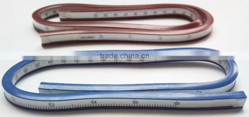 Kearing Transparent Acrylic Triangle Ruler for Sewing Multi Use Plastic Rulers#T036