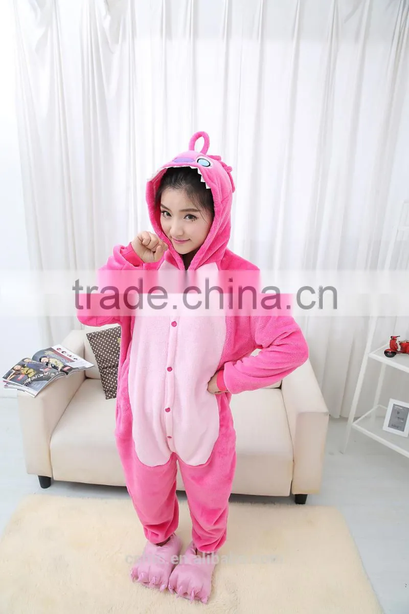 coral fleece cartoon adult animal jumpsuit animal pajamas jumpsuit