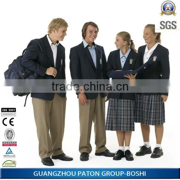 TR Material Fashion Design Comfortable toWear School Uniforms Blazers