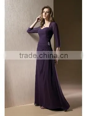 Purple simple prom dresses