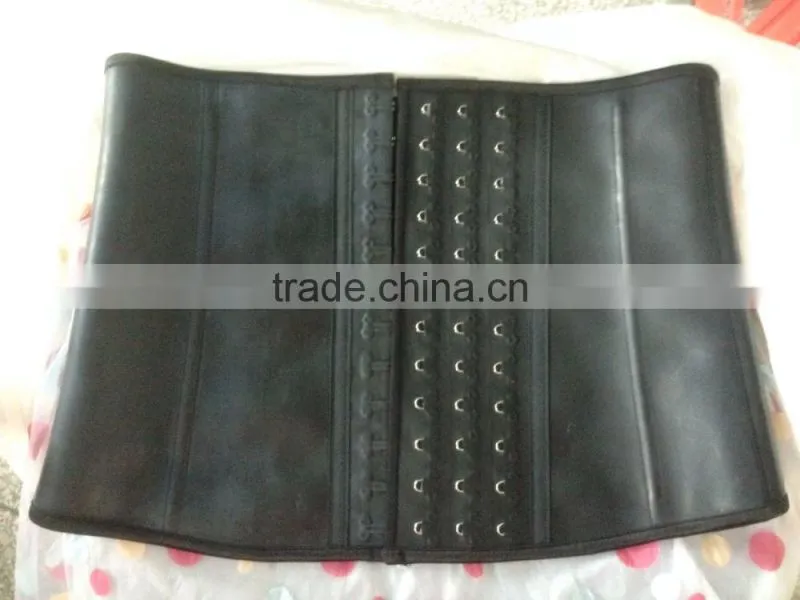 Instyles latex waist cincher latex lingerie wholesale gothic clothing underbust latex waist trainer 4color