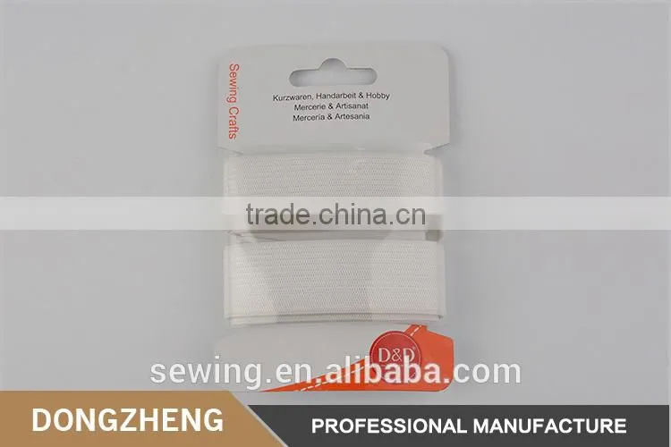 Chinese factory wholesale customized size decorative tape white knitting elastic