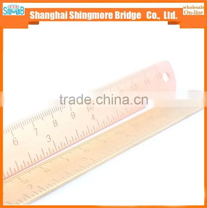 2017 alibaba china hot sales high standard 15cm brass ruler for promotion
