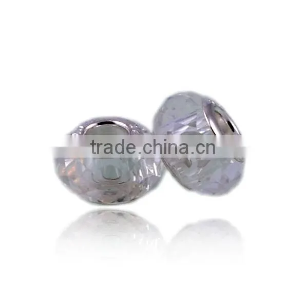 Charm Bead Fit European Bracelets,DIY Glass Crystal Murano Charm Beads