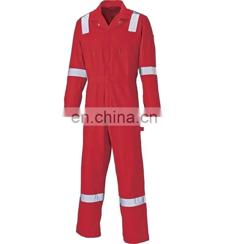 100 %Cotton Material fire retardant safety suit coverall mining clothing