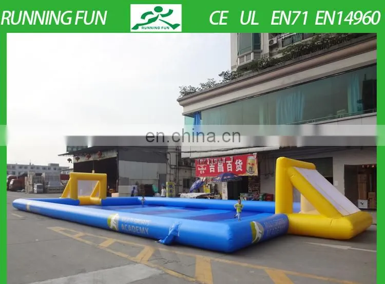 2015 new inflatable soccer field for sale/ football pitch