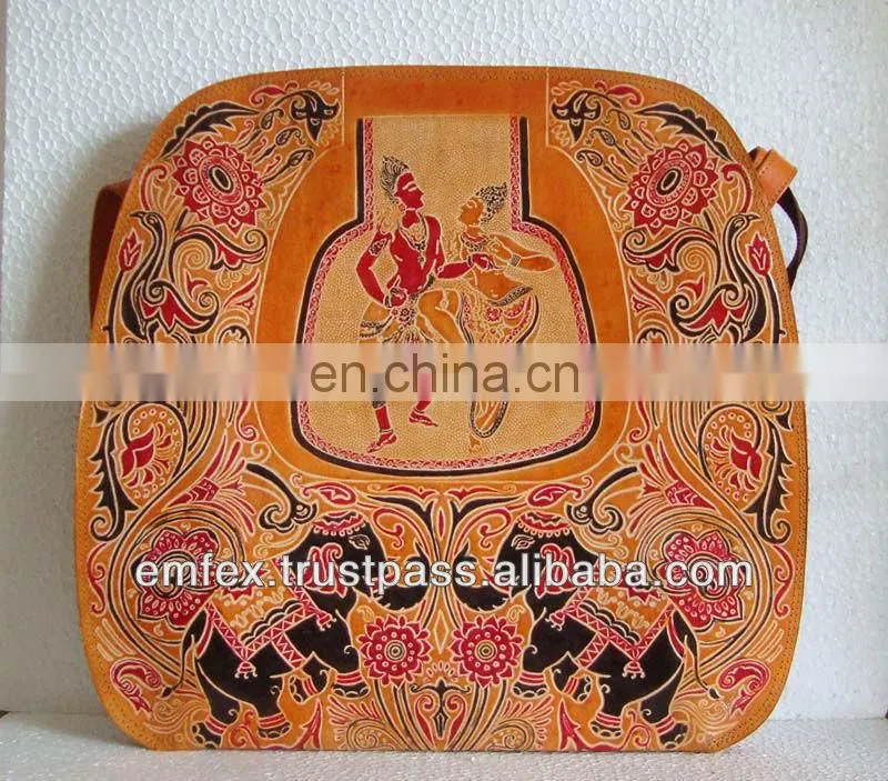 Genuine leather ladies shoulder handbags manufacturer, original goat leather womens bags exporter