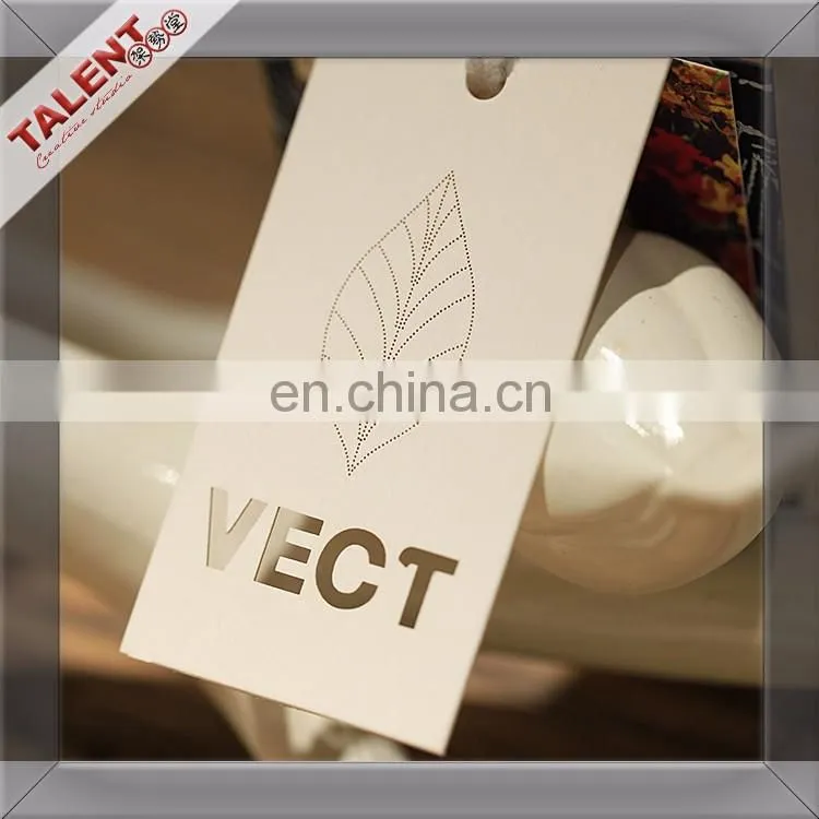 custom new design printed special paper price tag
