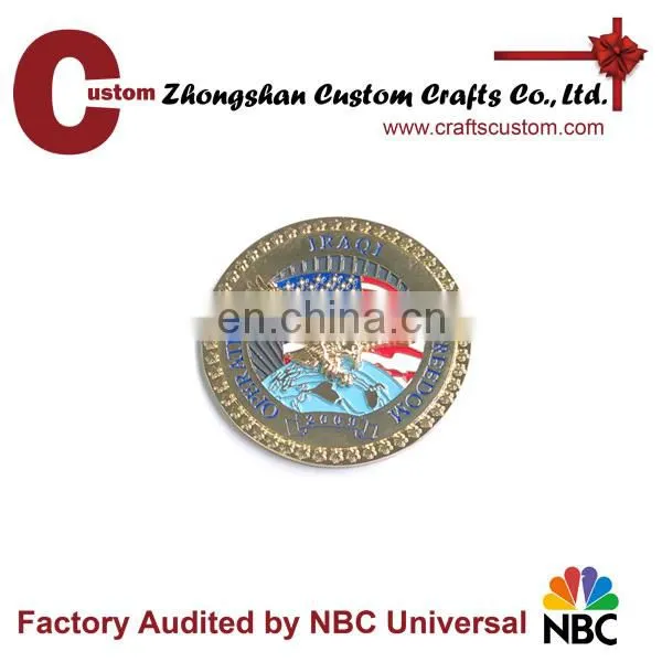 2014 antique cheap custom challenge coins made in China