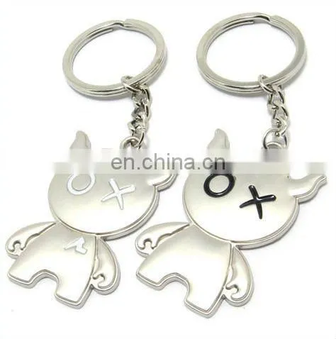 OX Lover Keychain, Zinc Alloy