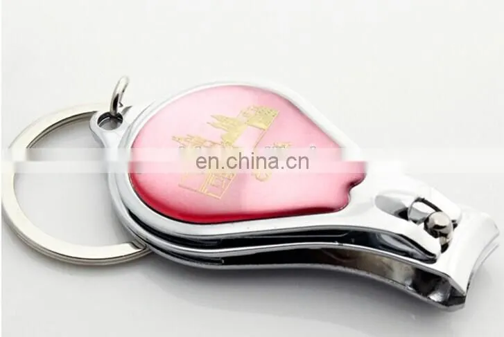 2014 fashion Greece nail clippers keychains Hot sel tourist souvenirs keychain