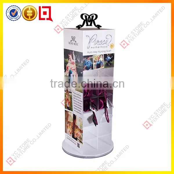 Double Side with hooks Acrylic jewellery Countertop Display stand