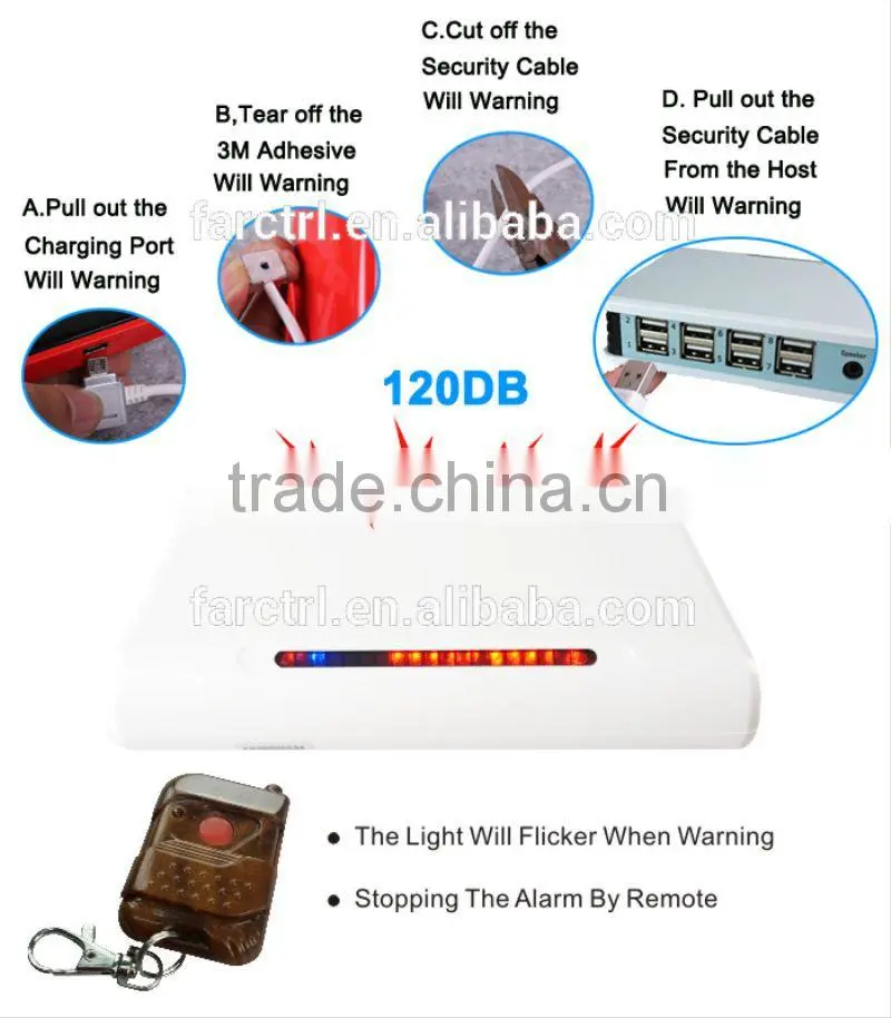 Store Monitor Alarm Security Holder For Mobile Phone