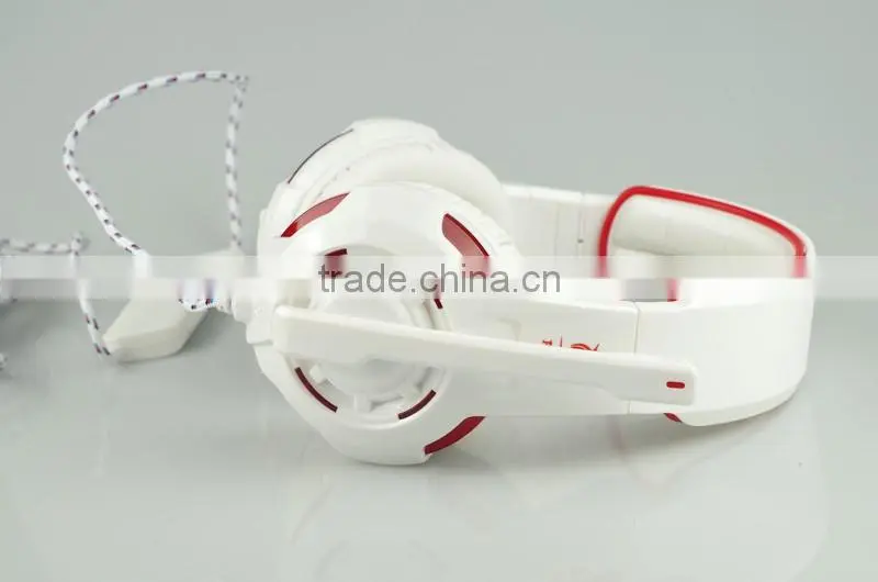 2016 china professional led light shininng gaming headset for ps 345