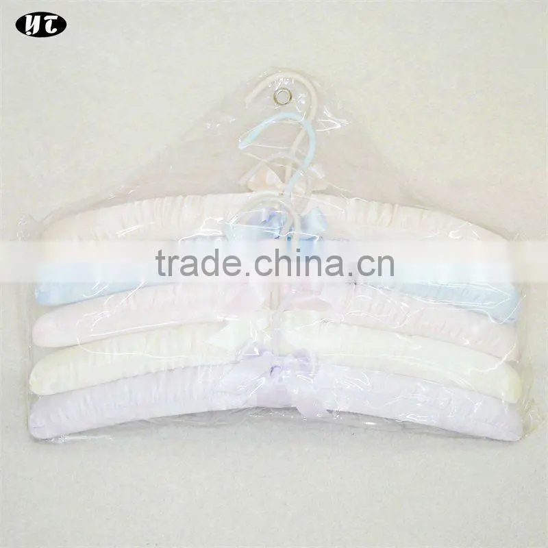 JN278 best selling satin padded hanger for coats