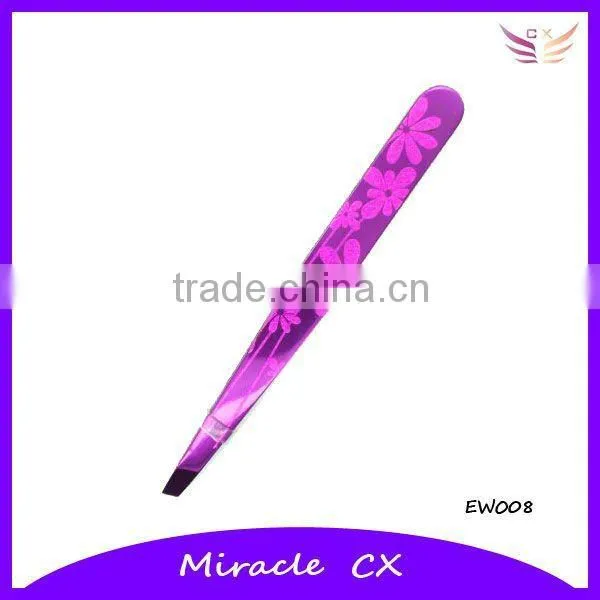 High quality ladie's LED lighted tweezer with mirror