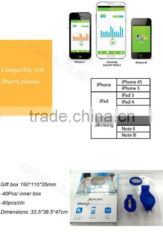 Ios 3D Calorie Pedometer Watch with Wristband