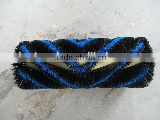 Double colors V shaped road sweeper main brush
