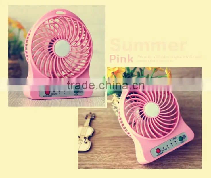 Fashionable Mini USB Fan with More Function Newest USB Desk Fan 3.5 Inch