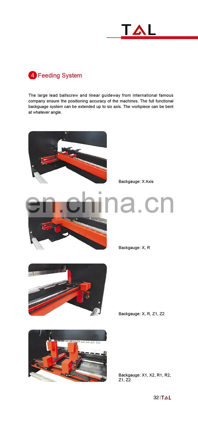T&L Machinery- E21 bending machine, nc bending machine 80ton 3200mm