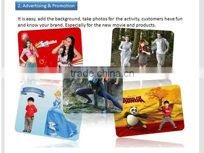 Easier Your Use! LCD Touch Screen Photo Booth Online Purikura For All Events
