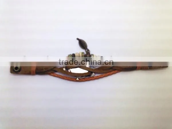 alibaba express Quartz watch F-05 for girls with Wing pendant,leather strap, bronzed watch case