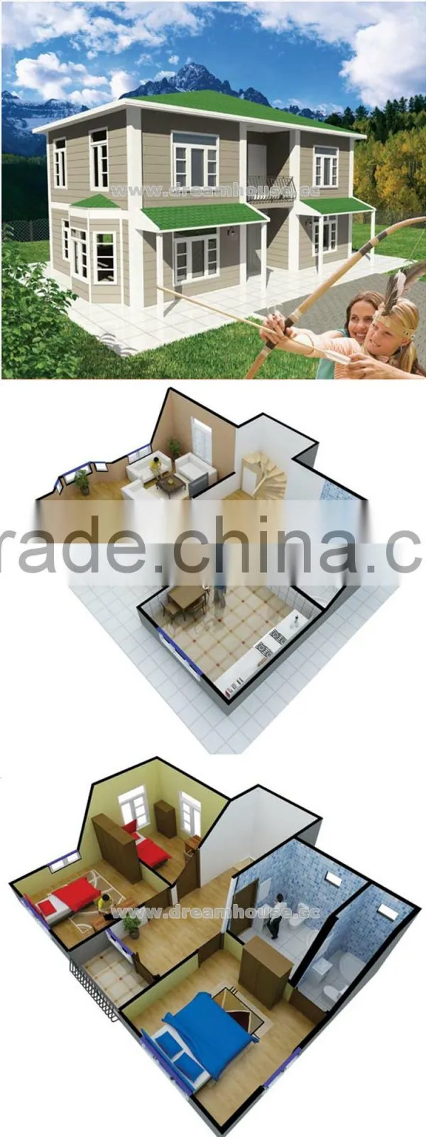 2013 customized prefabricated house/mobile House