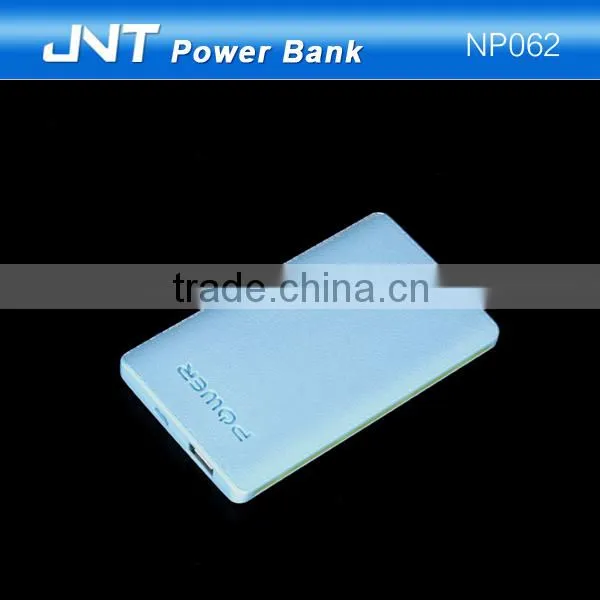 HOT sell polymer 4000mah portable power bank NP062 with 1 year warranty