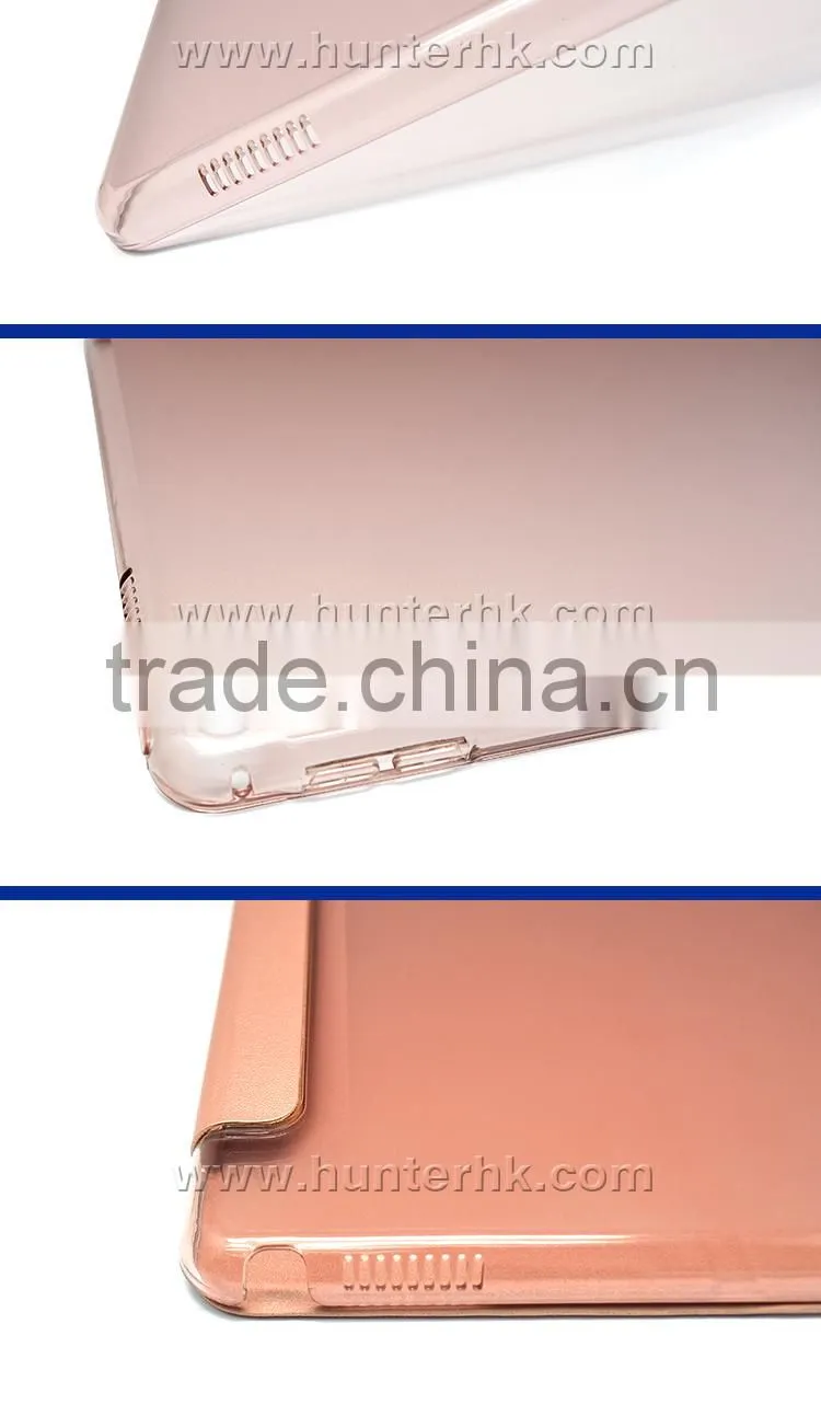 Smart Cover Clear PC Case Tablet Case For iPad Pro