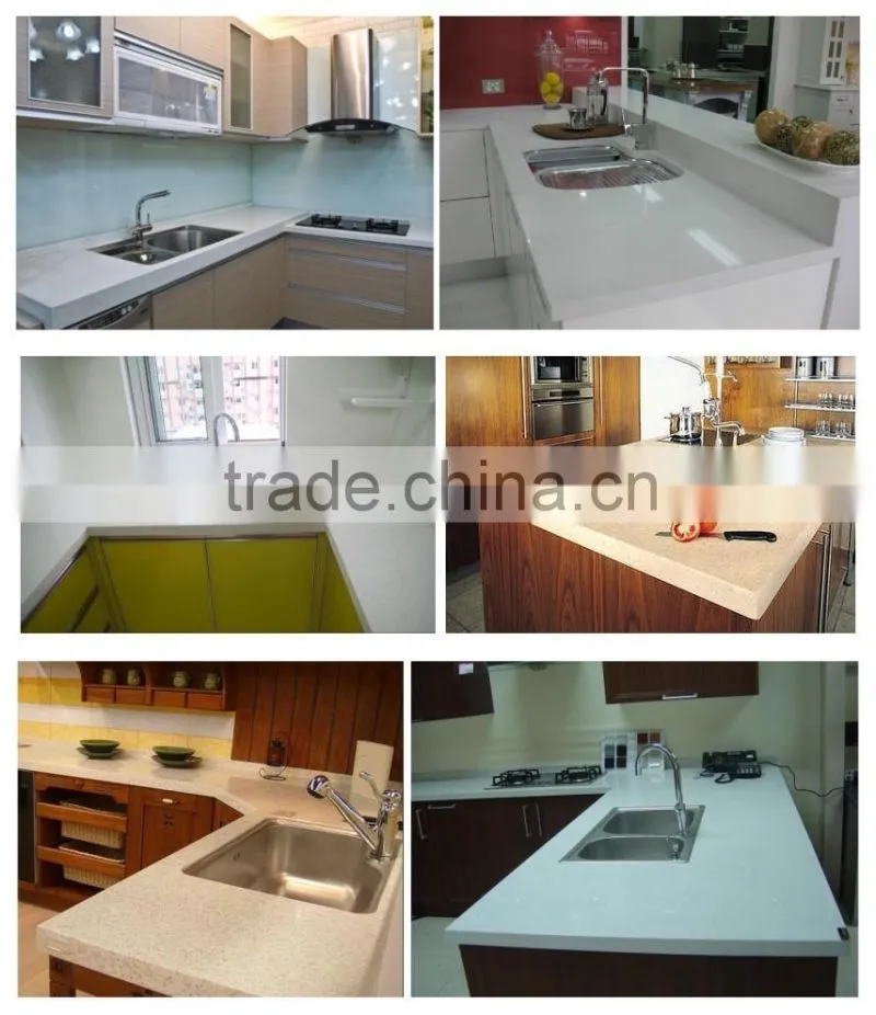 2016 Hot Sale Whole Price Quartz Stone Restaurant kitchen counter tops