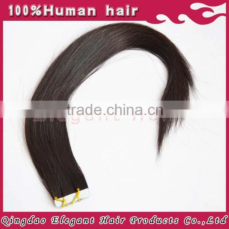 6A100% human hair high quality popular cheap wholesale 2.5g/piece 24" tape in hair extension