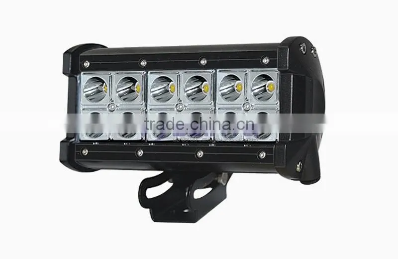 36W 12 LED 2520lm Brightness Aluminum Bracket LED Light Bar Car